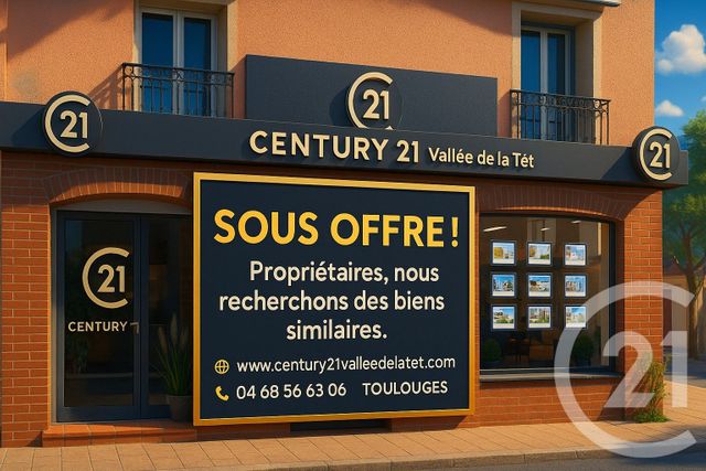 maison à vendre - 5 pièces - 155.33 m2 - TOULOUGES - 66 - LANGUEDOC-ROUSSILLON - Century 21 Vallée De La Têt