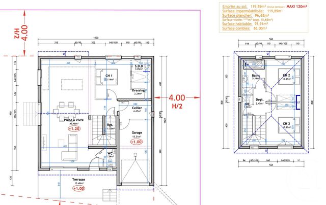 terrain à vendre - 539.0 m2 - ST FELIU D AMONT - 66 - LANGUEDOC-ROUSSILLON - Century 21 Vallée De La Têt