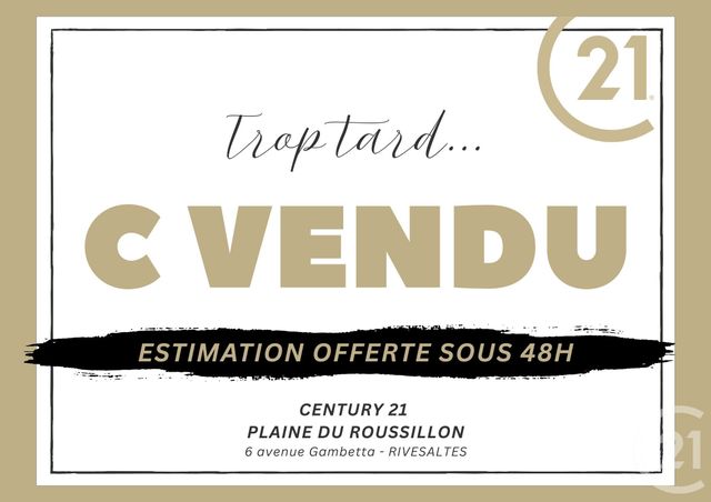 Appartement à vendre RIVESALTES