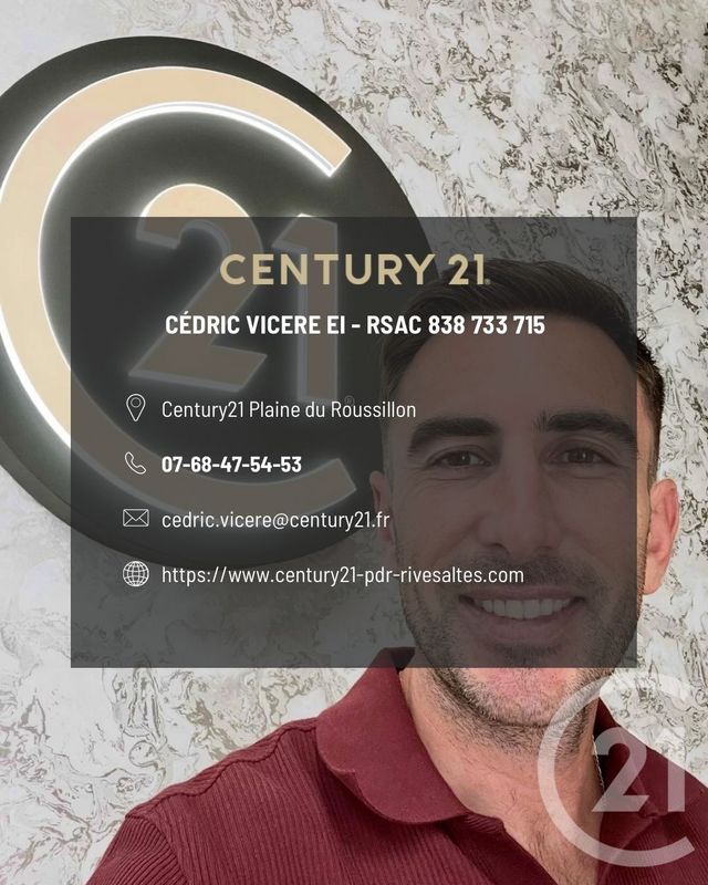 maison à vendre - 4 pièces - 95.0 m2 - RIVESALTES - 66 - LANGUEDOC-ROUSSILLON - Century 21 Vallée De La Têt